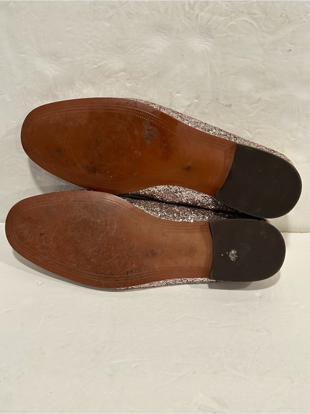 Sam Edelman Loraine Bit Loafer Molten Gold Chunky Glitter Flats Metallic 9.5W - Picture 10 of 10